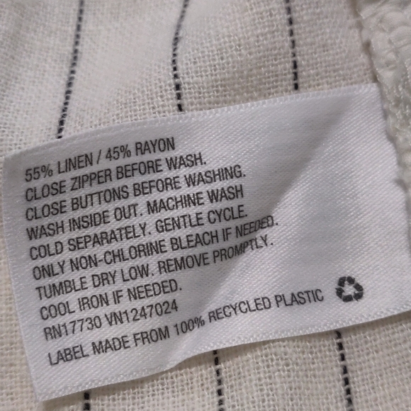 Wide Leg Linen Trousers. - Picture 6 of 12